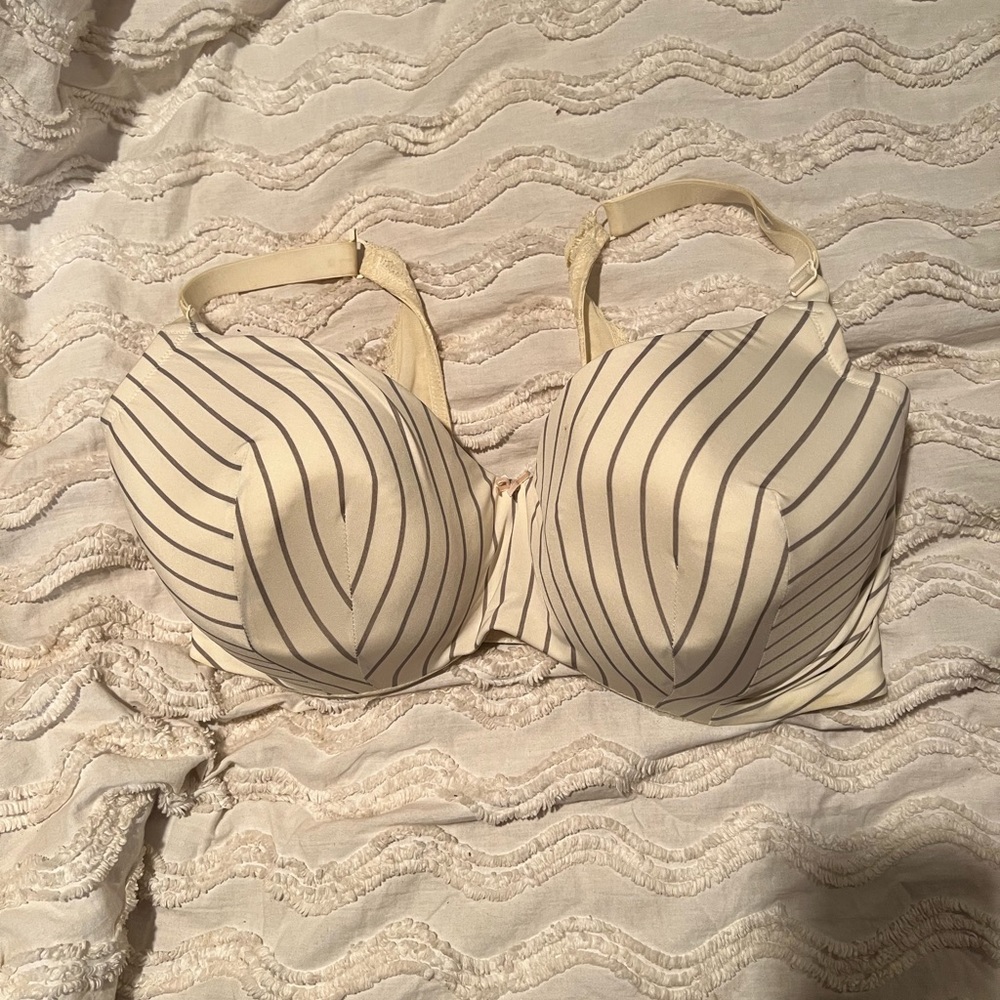 Cacique Pinstripe Bra
